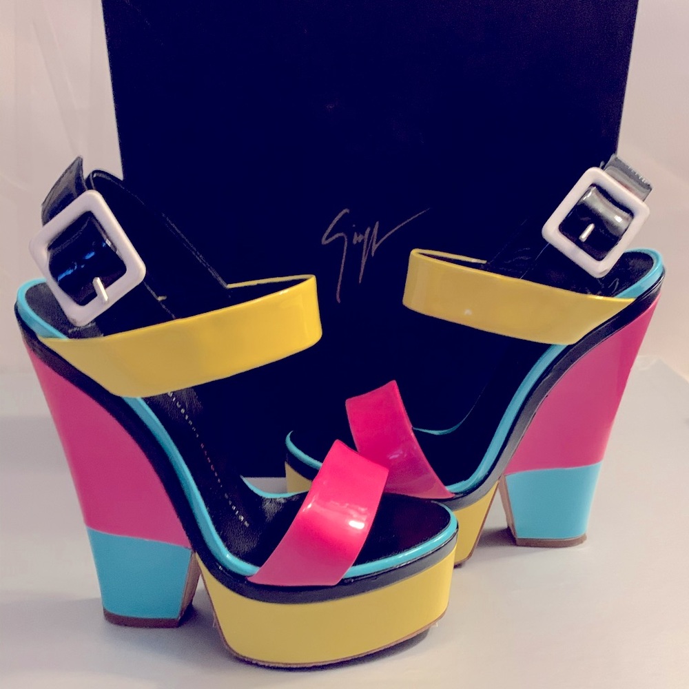 Giuseppe Neon Demi Wedge